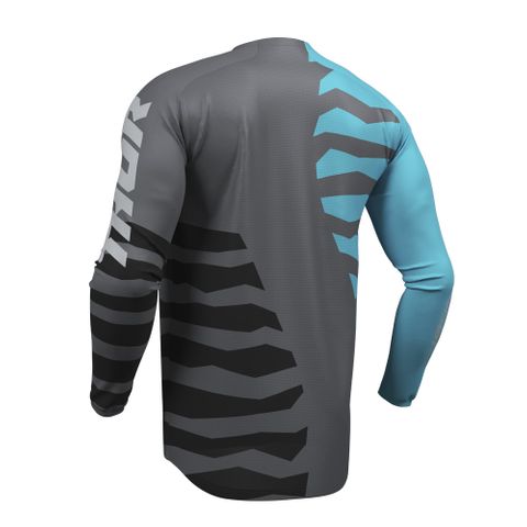THOR JERSEY LAUNCHMODE CHARCOAL/AQUA