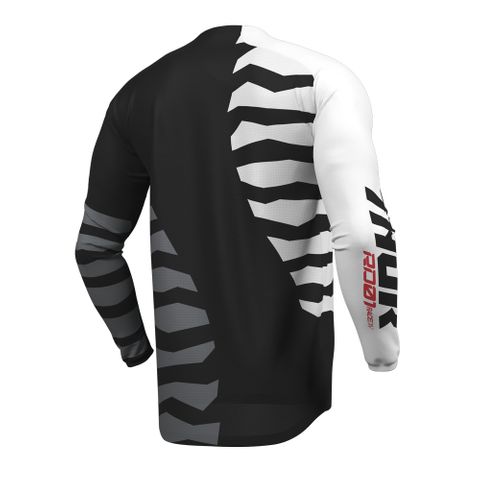 THOR JERSEY LAUNCHMODE BLACK/WHITE