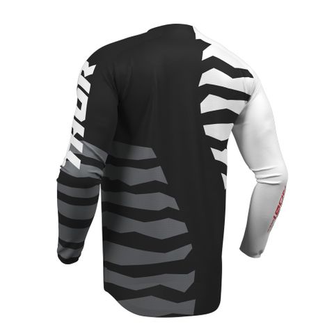 THOR JERSEY LAUNCHMODE BLACK/WHITE