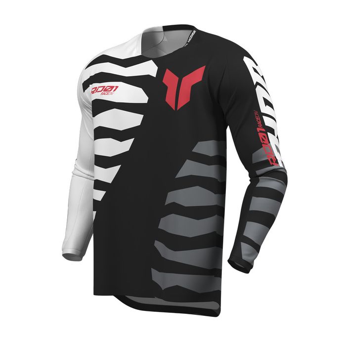 THOR JERSEY LAUNCHMODE BLACK/WHITE