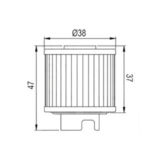 OIL FILTER PSYCHIC HF129