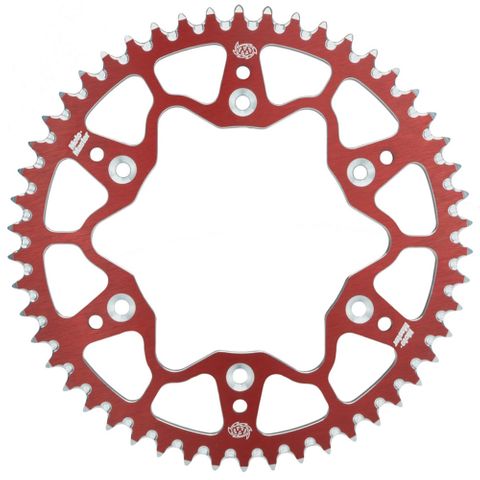 SPROCKET REAR MOTO MASTER ALUMINIUM 52T RED BETA