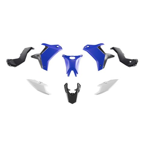 PLASTICS KIT RTECH 5 PIECE YAMAHA XT700Z TENERE - 700 RALLY 25-26  BLUE WHITE BLACK