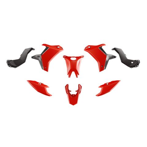 PLASTICS KIT RTECH 5 PIECE YAMAHA XT700Z TENERE - 700 RALLY 25-26  RED BLACK
