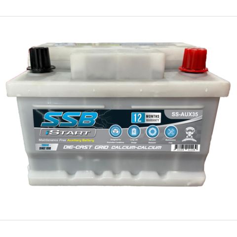 SS-AUX35 SSB AUXILIARY VRLA BATTERY FOR VOLVO AND MERCEDES TRUCKS