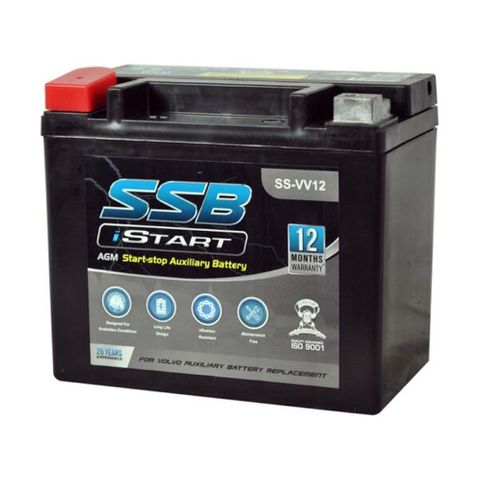 SS-VV12 SSB AUXILIARY VRLA (AGM) BATTERY