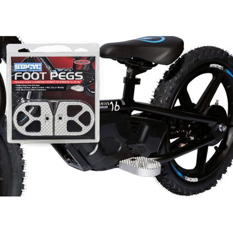 PREMIUM BILLET FOOT PEGS FOR STACYC HUSQVARNA, & KTM ELECTRIC BIKE