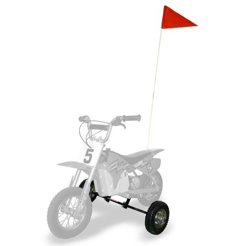 PREMIUM TRAINING WHEELS & SAFETY FLAG KIT FOR RAZOR MX SX RSF 125 350 400 500 650/INDIAN EFTR JR
