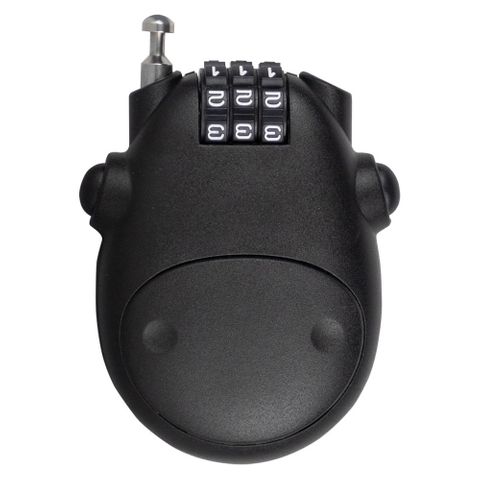 LOK UP COMBINATION CABLE PADLOCK BLACK