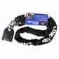 LOK UP BLACK CHAIN & PADLOCK COMBO BLACK
