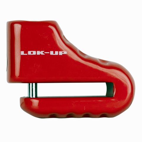 LOK UP DISC LOCK RED 5.5MM