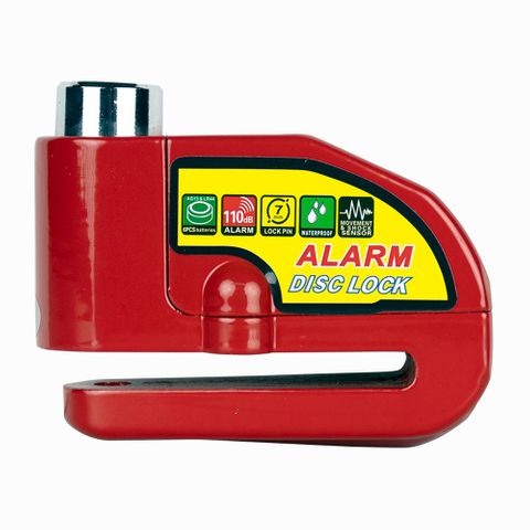 LOK UP ALARM DISC LOCK RED 5.5MM