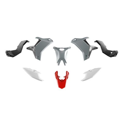 PLASTICS KIT RTECH 5 PIECE YAMAHA XT700Z TENERE - 700 RALLY 25-26  GREY WHITE RED BLACK