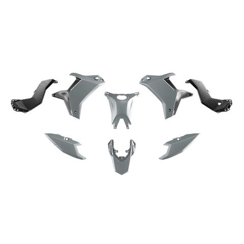 PLASTICS KIT RTECH 5 PIECE YAMAHA XT700Z TENERE - 700 RALLY 25-26 LIGHT GREY BLACK
