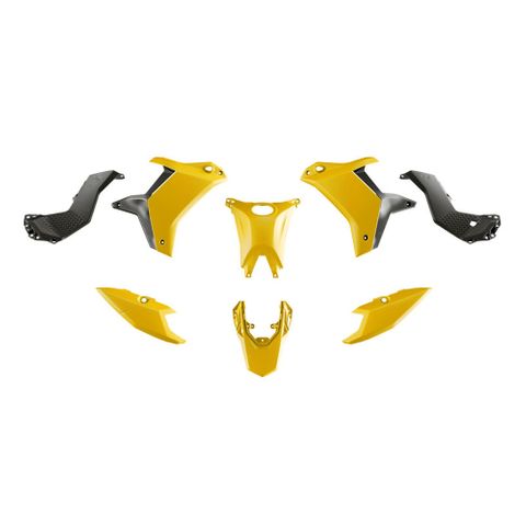 PLASTICS KIT RTECH 5 PIECE YAMAHA XT700Z TENERE - 700 RALLY 25-26  YELLOW BLACK