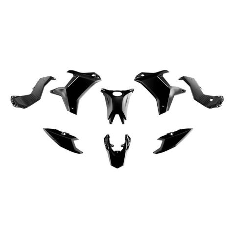 PLASTICS KIT RTECH 5 PIECE YAMAHA XT700Z TENERE - 700 RALLY 25-26  BLACK