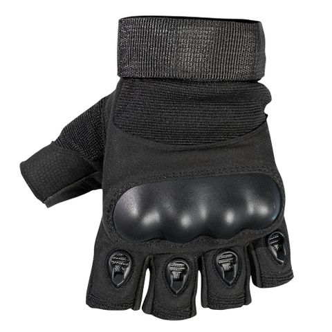MOTODRY FINGERLESS EASY-RIDE GLOVE BLACK