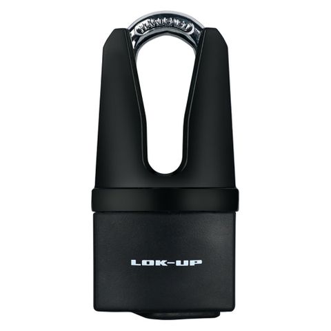 LOK UP HEAVY DUTY PADLOCK WITH SHANK PROTECTION BLACK