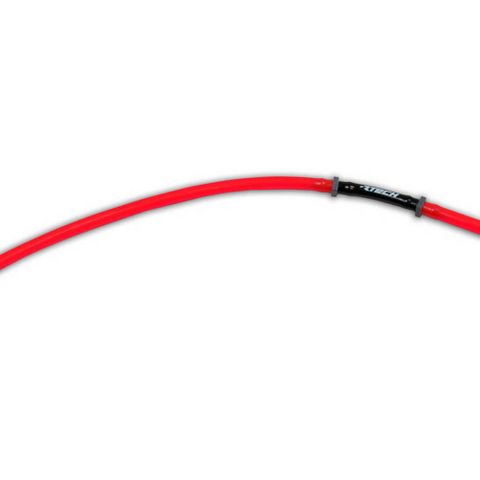 GAS TANK LONG VENT TUBE WITH VALVE L-36CM RED
