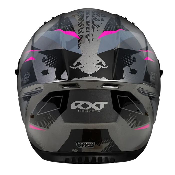 RXT EVO-2 RUNE HELMET GLOSS BLACK/GREY/MAGENT