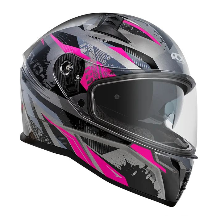 RXT EVO-2 RUNE HELMET GLOSS BLACK/GREY/MAGENT