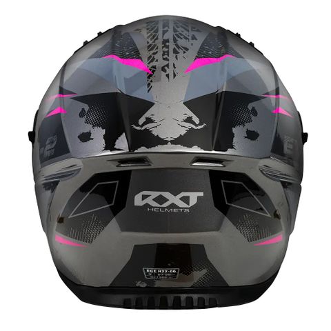 RXT EVO-2 RUNE HELMET GLOSS BLACK/GREY/MAGENT