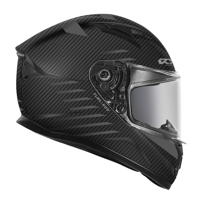 RXT STREET 2 825-FUEL CARBO HELMET BLACK SILV