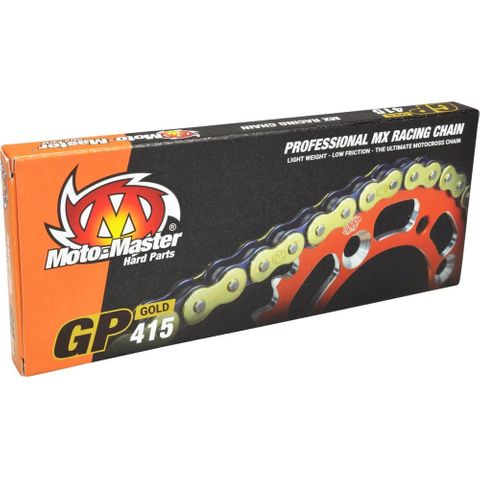 CHAIN 415 - 134 LINK MOTO MASTER GOLD MX CHAIN GP415G