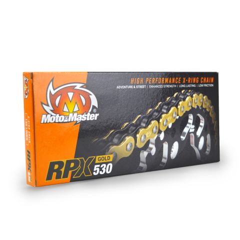 CHAIN 530 - 120 LINK MOTO MASTER GOLD RPX-530G X-RING