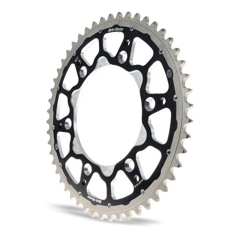 SPROCKET MOTO MASTER REAR FUSION DUAL RING 52T BLACK KAWASAKI KLX SUZUKI DR DRZ RM RMX RMZ