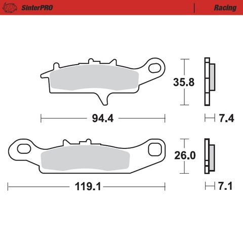 BRAKE PADS FRONT MOTO MASTER KAWASAKI