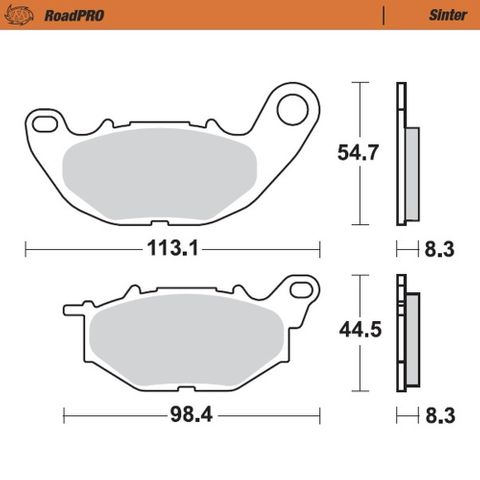 BRAKE PADS FRONT MOTO MASTER YAMAHA