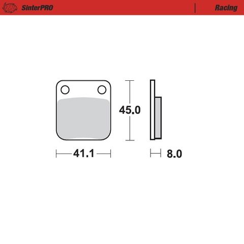 BRAKE PADS FRONT AND REAR MOTO MASTER STANDARD SINTERED YAMAHA HUSQVARNA KAWASAKI SUZUKI