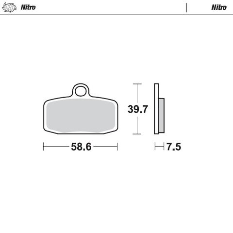 BRAKE PADS FRONT MOTO MASTER NITRO SPORT GAS GAS HUSQVARNA KTM SHERCO