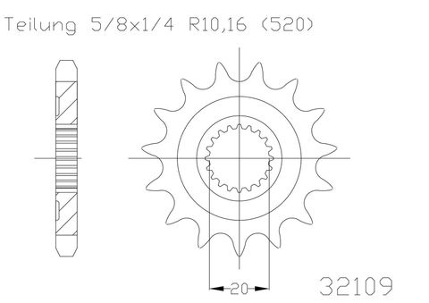 SPROCKET FRONT MOTO MASTER STEEL 12T GAS GAS YAMAHA