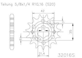 *SPROCKET FRONT MOTO MASTER KAWASAKI KLX450R 07-23 KX450F 06-23 KX450X 21-23 14T