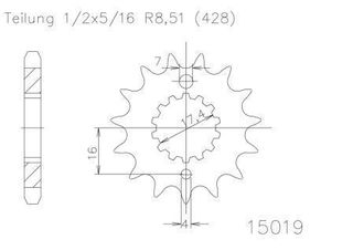 SPROCKET FRONT MOTO MASTER STEEL 14T YAMAHA YZ85 02-ON