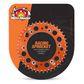 SPROCKET REAR MOTO MASTER MADE IN HOLLAND KTM 50SX 50SX MINI 13-21 SX-E 5 18-21 42T ORANGE ALLOY