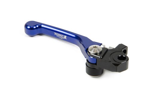 FRONT BRAKE LEVER TORC1 RACING FLEX HUSQVARNA TC85 14-ON TC65 17-ON BLUE WITH SPARE BLACK LEVER
