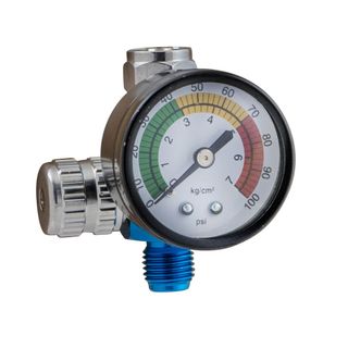 IWATA 2SPRAY AIR REGULATOR WITH PRESSURE GAUGE