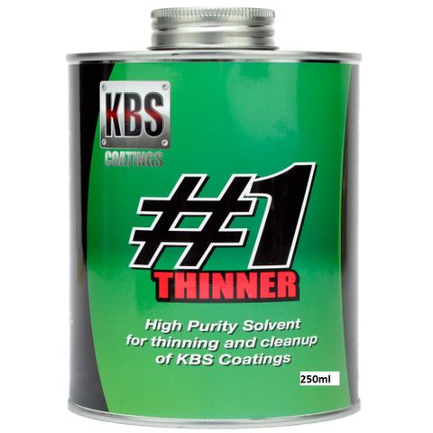 KBS #1 THINNER HIGH PURITY SOLVENT 250ML