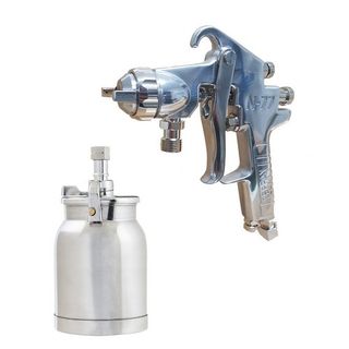 IWATA 2SPRAY SUCTION SPRAYGUN N77 2.0MM + 1L PS1000 POT