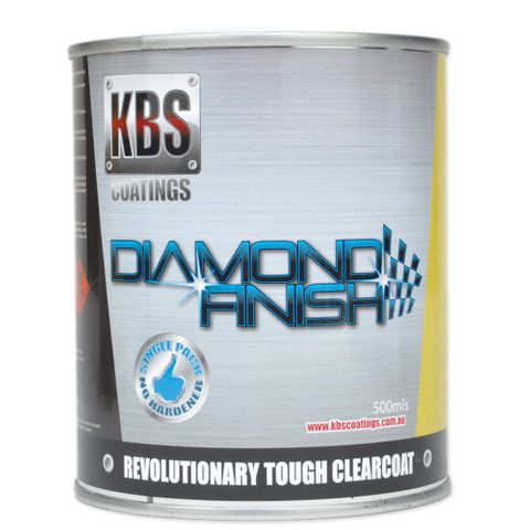 KBS DIAMOND CLEAR COAT FINISH UV STABLE SELF LEVELING 500ML