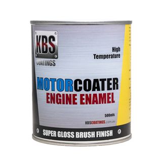 KBS ENGINE ENAMEL MOTORCOATER ALUMINIUM 500ML