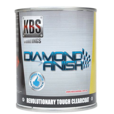 KBS Clear Diamond Finish Clearcoat- 1K Water Clear Coating