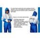 IWATA SPRAY SUIT NYLON 1PC WITH HOOD SMALL