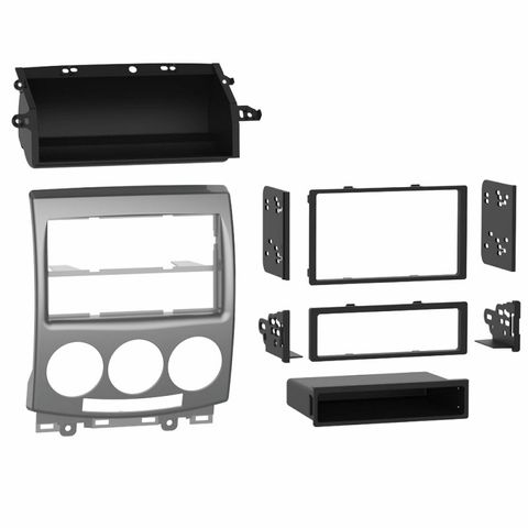 FITTING KIT MAZDA 5 , PREMACY (WITH NAVI) 2005 - 2010 DIN & DOUBLE DIN (SILVER)