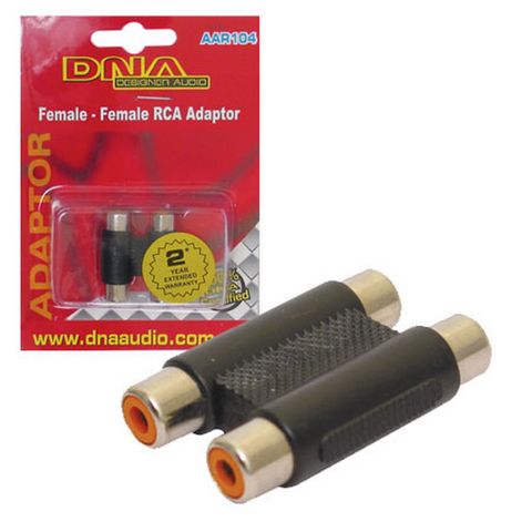 2 RCA FEMALE TO 2 RCA FEMALE ADAPTOR