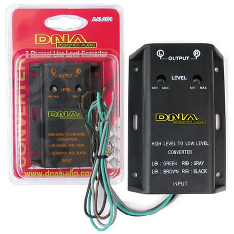 DNA 2 CH PASSIVE LINE OUT CONVERTER AJUSTABLE LEVEL (HIGH TO LOW CONVERTER)