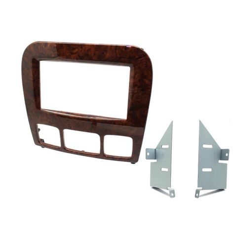 FITTING KIT MERCEDES S CLASS 1998 - 2005 DOUBLE DIN (WOOD GRAIN)